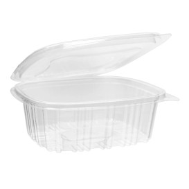 Plastic Hinged Deli Container OPS 500ml (600 Units)