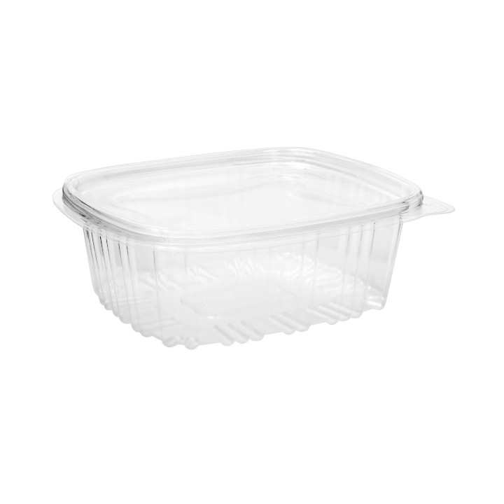 Plastic Hinged Deli Container OPS 500ml (50 Units)  