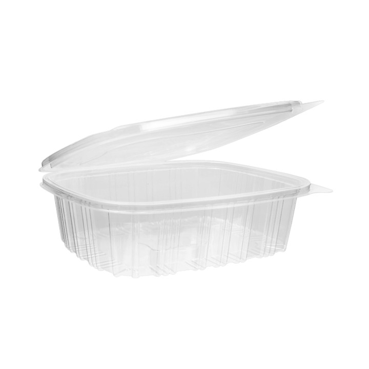 Plastic Hinged Lid OPS 1.500ml (50 Units)  