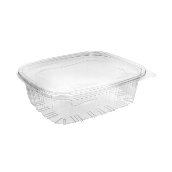 Plastic Hinged Lid OPS 1.500ml (50 Units)  