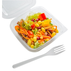Plastic Hinged Lid OPS 2.000ml (200 Units)
