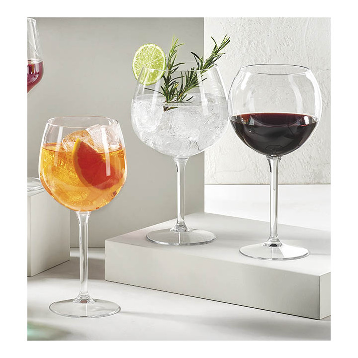 Reusable Plastic Glass for Gin "Tritan" 650ml (1 Unit) 