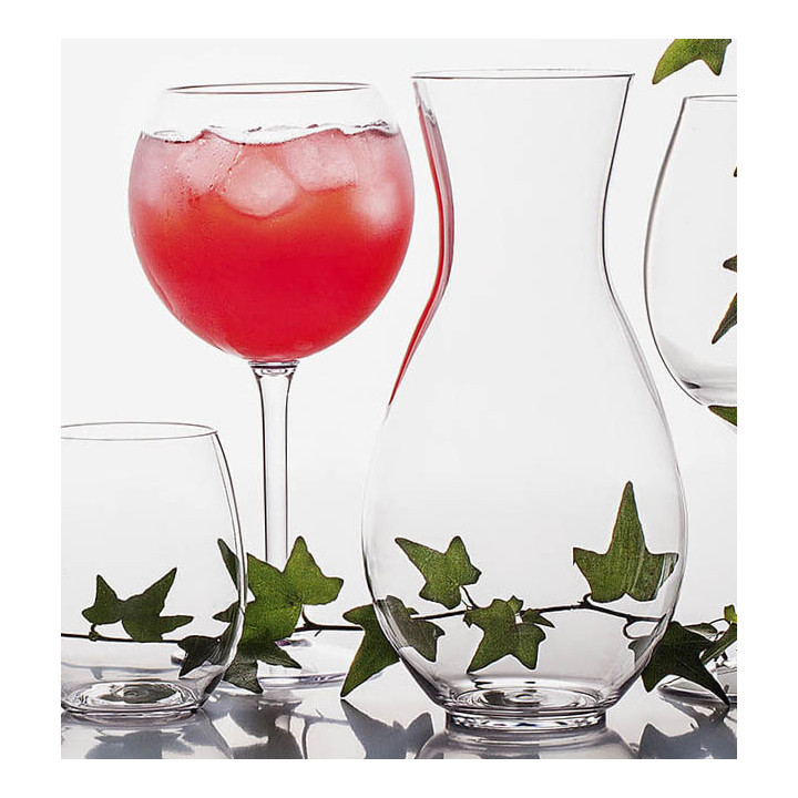 Reusable Durable Jug Clear Tritan 1000ml (4 Units)