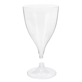 Plastic Stemmed Glass Wine Clear 200ml 2P (400 Units)