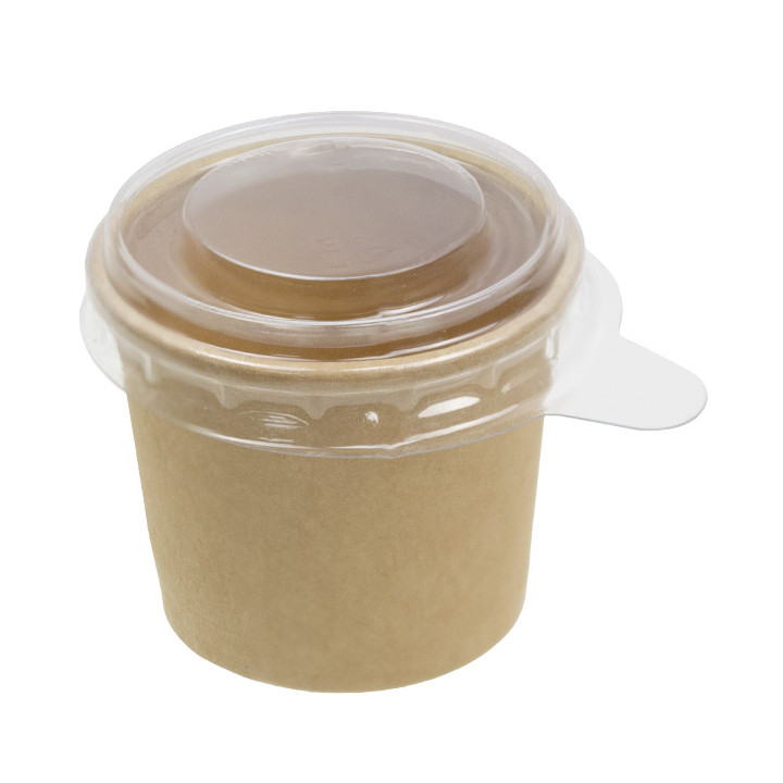 Transparent PET Lid for Sauce Cup 30ml Ø4,4cm (50 Units)