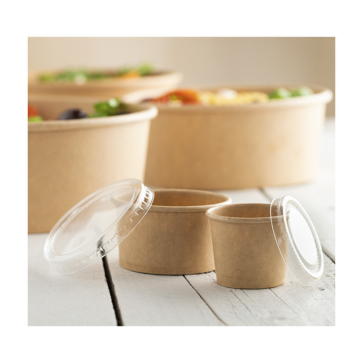 Transparent PET Lid for Sauce Cup 30ml Ø4,4cm (50 Units)