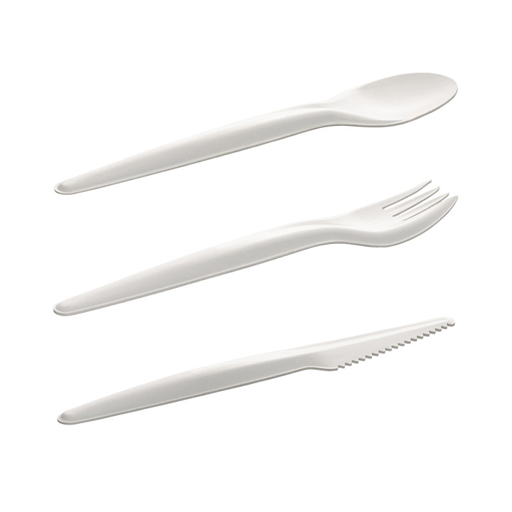 Kraft Cardboard Cutlery Kit Fork, Knife, Spoon and Napkin (300 Units)