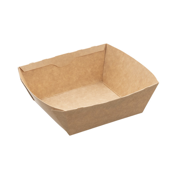 Rectangle Kraft Salad Bowl 375ml 15x12x5cm (400 Units)