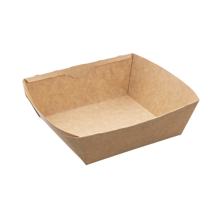 Rectangle Kraft Salad Bowl 750ml 19x16x5cm (300 Units)