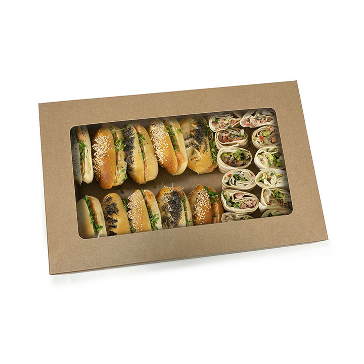 Plastic Lid PS Flat Ø8cm for Sugarcane Cup 230ml (3000 Units)
