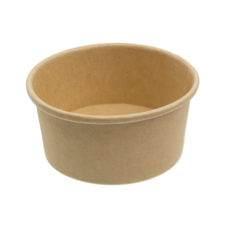 Kraft Cardboard Sauce Cup 60ml Ø6,7cm (50 Units)