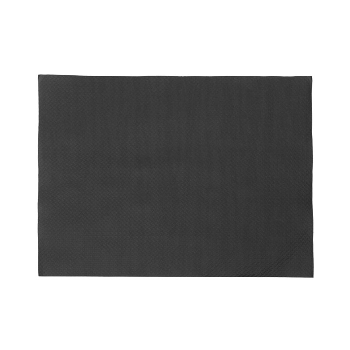 Paper Tablecloth Roll Black 1x100m. 40g (6 Units)