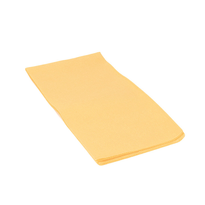 Paper Napkin Double Point Yellow 1/8 40x40cm (50 Units) 