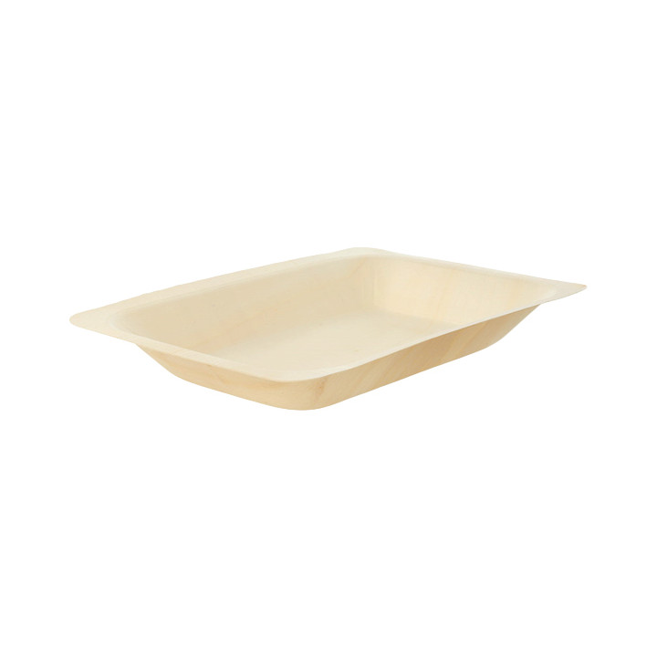 Wooden Tray 19,5x14x3cm (50 Units) 
