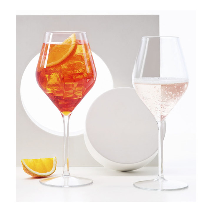 Reusable Plastic Glass Tritan “Sense” Wine 350ml (6 Units)