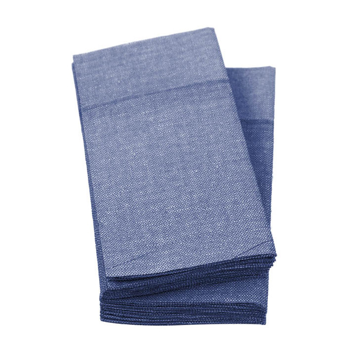 Pocket Fold Paper Napkins Vaquero Blue 40x40cm (960 units) 