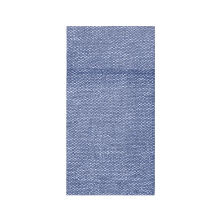 Pocket Fold Paper Napkins Vaquero Blue 40x40cm (30 units) 