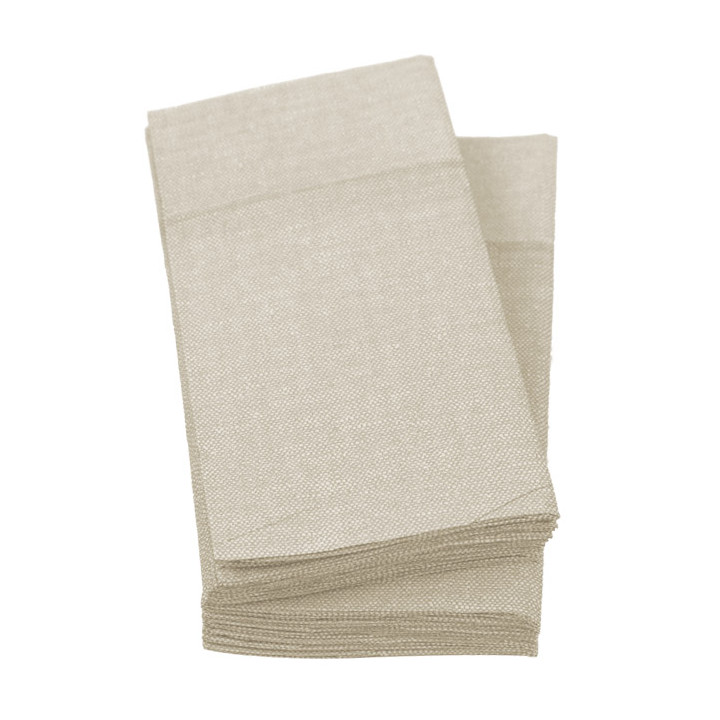 Pocket Fold Paper Napkins Vaquero Cream 40x40cm (30 units) 