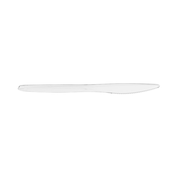 Plastic Knife PS "Luxury" Clear 17,5cm (2000 Units)