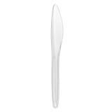 Plastic Knife PS "Luxury" Clear 17,5cm (100 Units)  