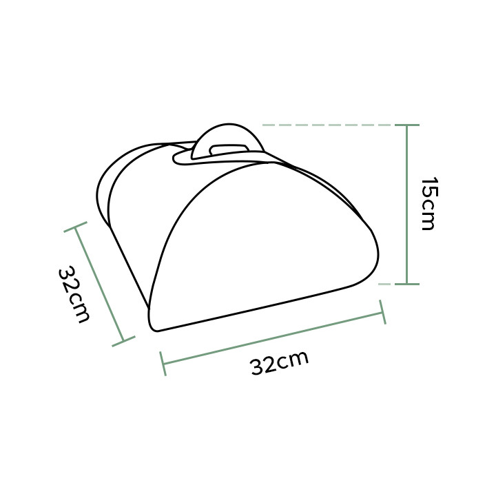 Kraft Paper Cake Box 32x32x24cm (125 Units)