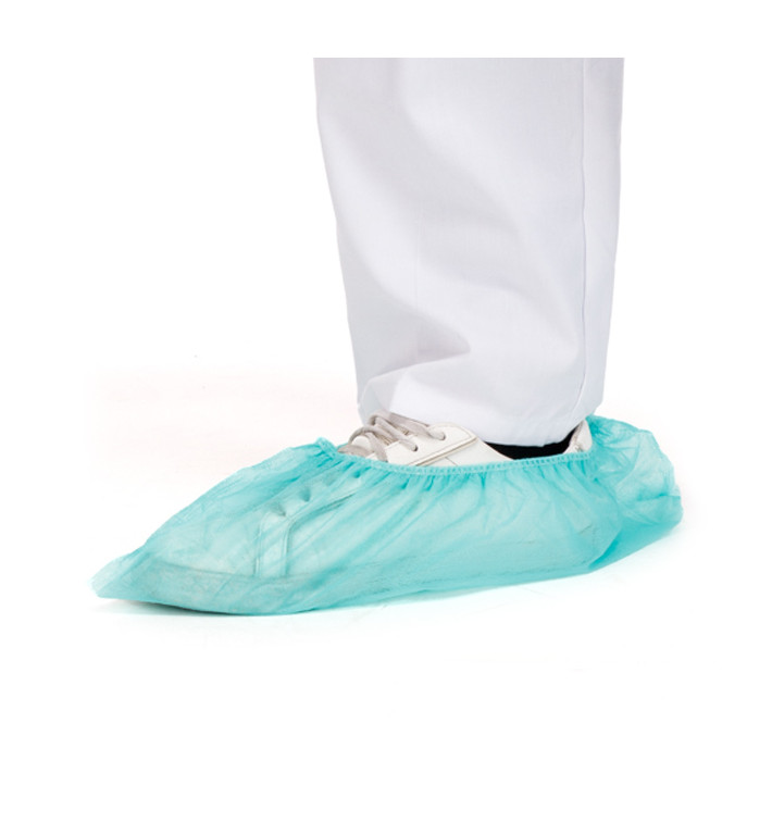 Disposable Plastic Shoe Covers PP Green (100 Units)