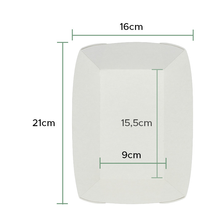 Paper Food Boat Tray Kraft 780ml 15,5x9x5,5cm (450 Units)