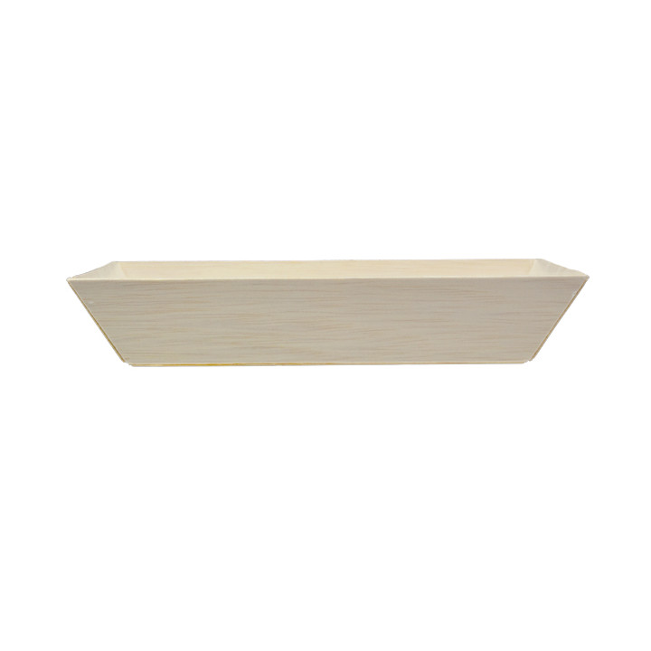 Wooden Tray 15,5x8,5x2,8cm 250ml (100 Units)