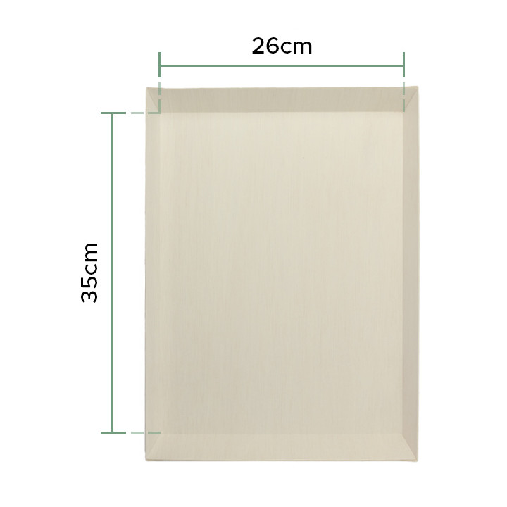Wooden Tray 38x27,4x3cm 2400ml (1 Unit) 