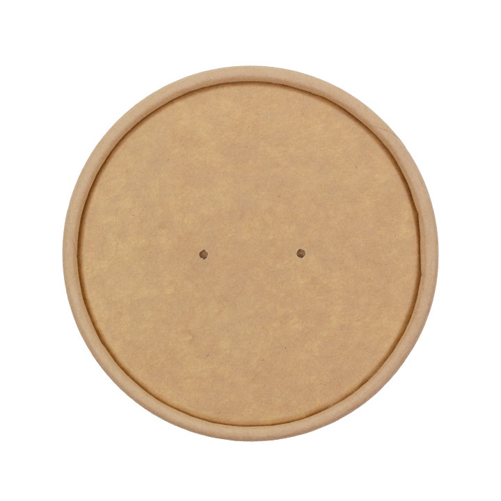 Kraft Carton Lid for Carton Pot Ø10,0cm (50 Units)