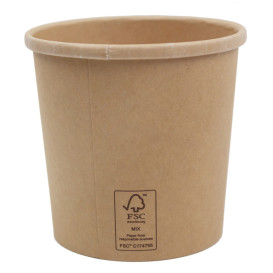Kraft Carton Pot 16Oz/450ml Ø10,0cm (50 Units)