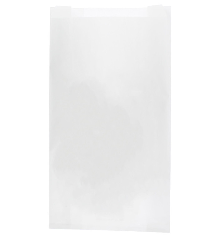 Paper Food Bag White 14+7x24cm (200 Units)  