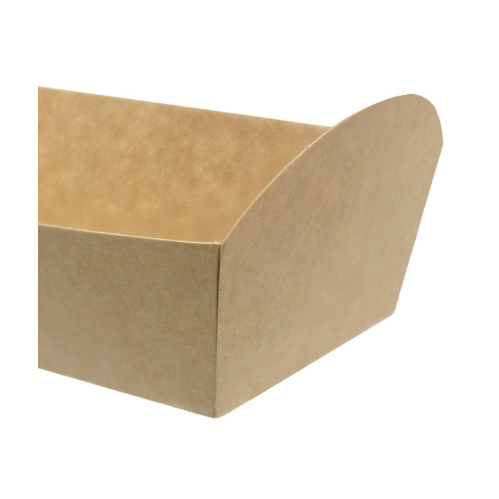 Kraft Baguette Tray 500ml 24,8x6cm (500 Uds)