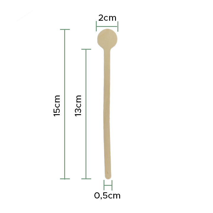 Wooden Stirrer 15cm (1000 Units)