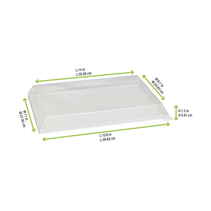 Plastic Lid PET 38x27,4cm (1 Unit) 