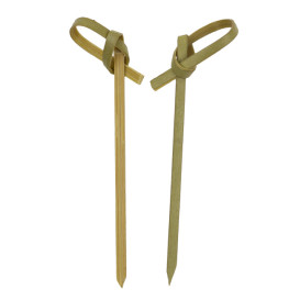Bamboo Bow Skewer 7cm in box (100 Units)  