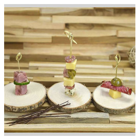 Natural Bamboo Bow Skewer 7cm (100 Units)