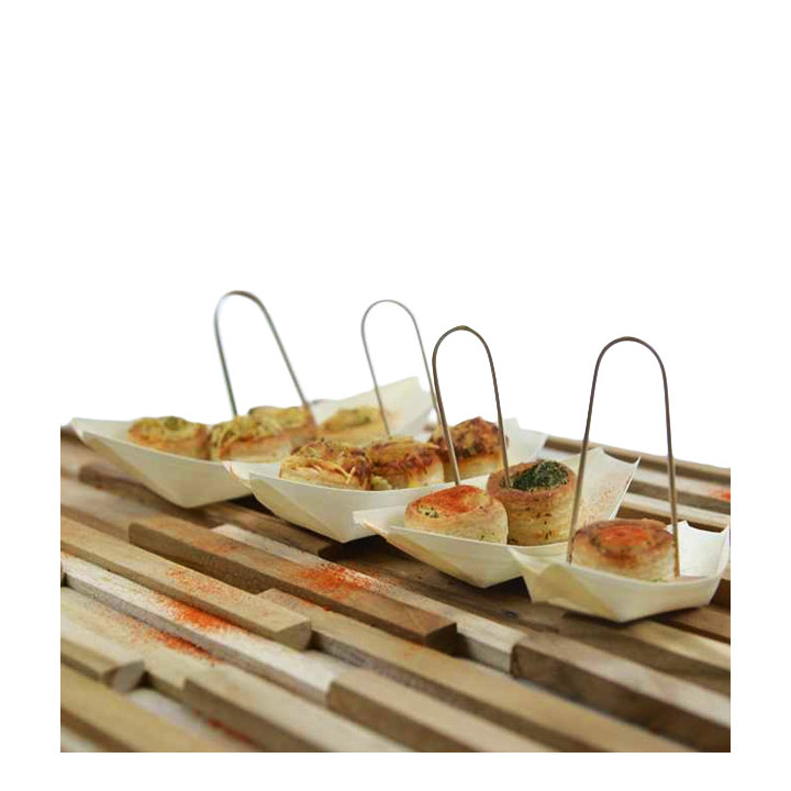 Pine Leaf Tray 22,5x11x3cm (50 Units) 