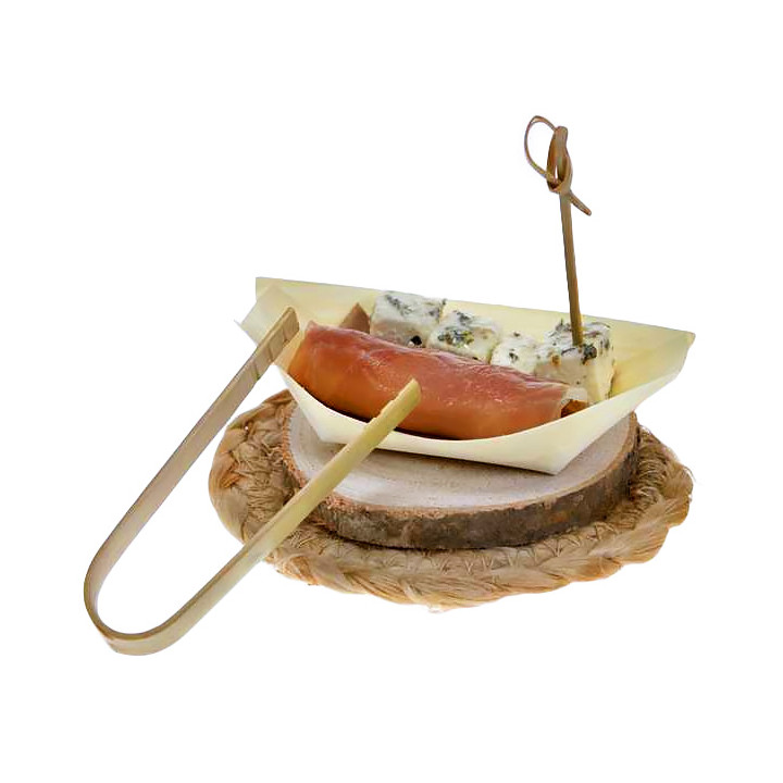 Bamboo Serving Tong 9cm (100 Units)  