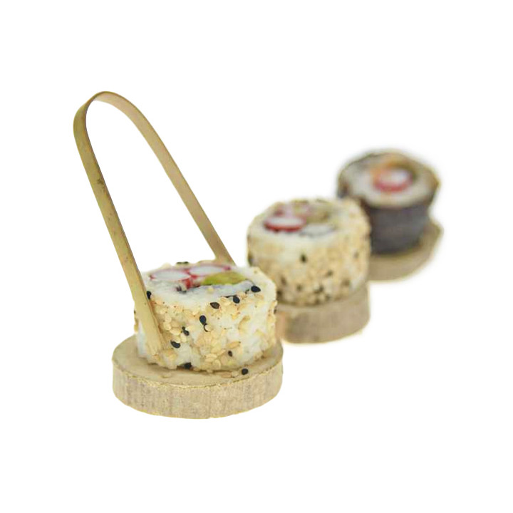 Bamboo Serving Tong 9cm (100 Units)  
