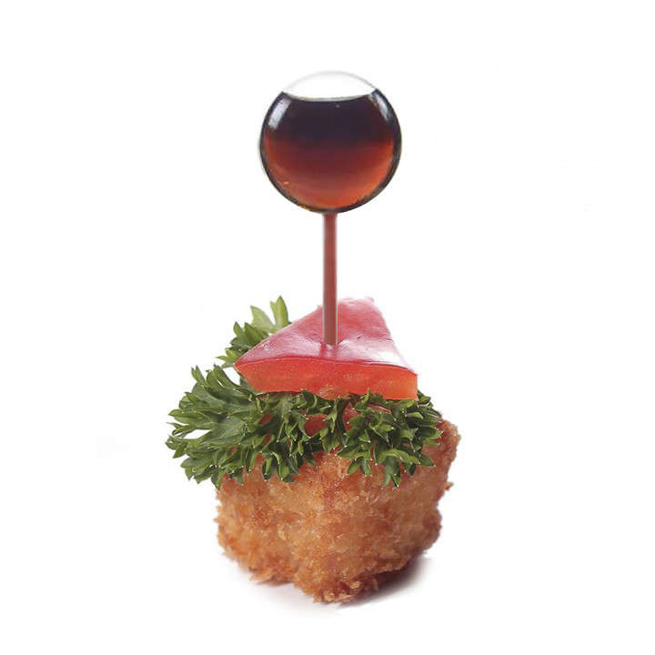 Tasting Plastic Plate PS "Star" Clear 9,5x2,1cm (240 Units)