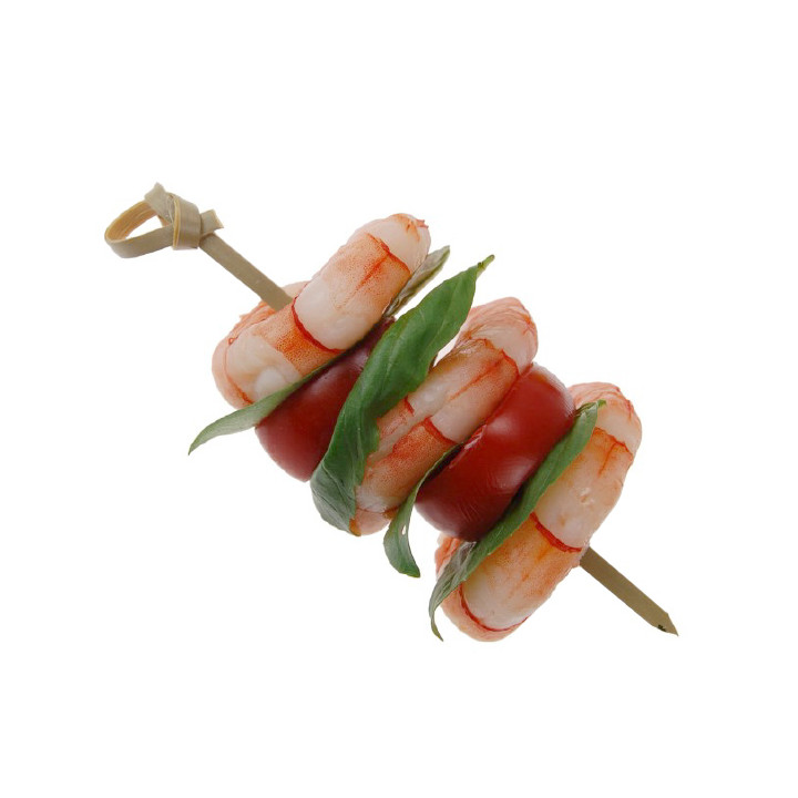 Bamboo Bow Skewer Natural 12cm (10.000 Units)