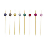 Bamboo “Pearl” Skewers Assortment 9cm (100 Units)  