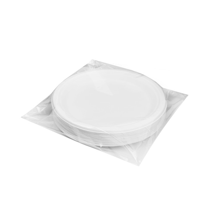 Sugarcane Plate Ø2C White Ø22,5 cm (800 Units) 
