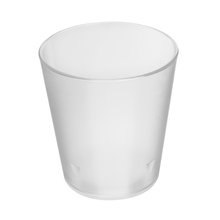 Reusable Durable Glass SAN Tumbler Frost 420ml (144 Units)