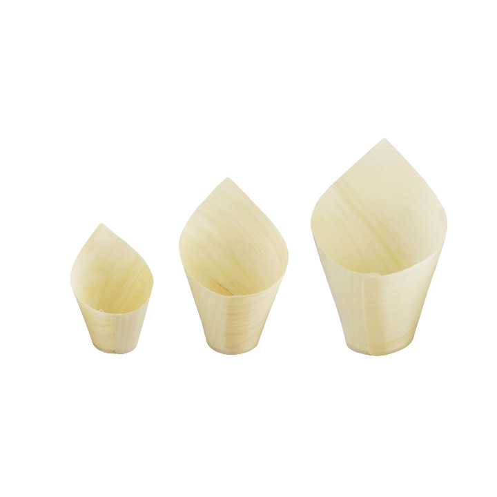 Wooden Tasting Cone 8cm (50 Units)