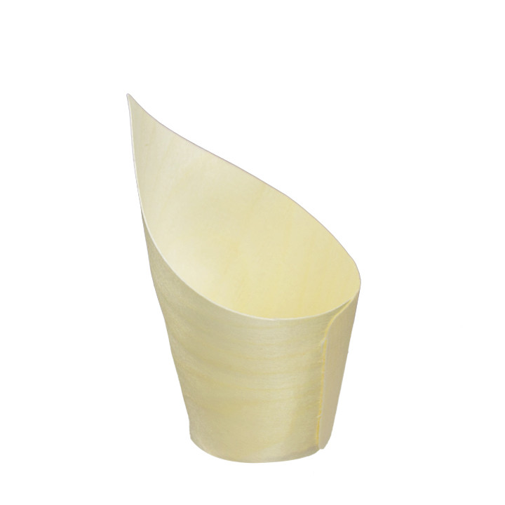 Wooden Tasting Cone 8cm (50 Units)