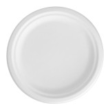 Sugarcane Plate White Ø22cm (25 Units) 