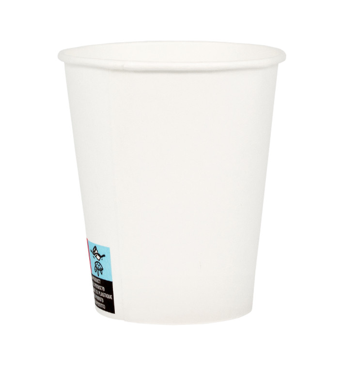 White Cardboard Cup 3Oz/100ml Ø5,6cm (1.000 Units)