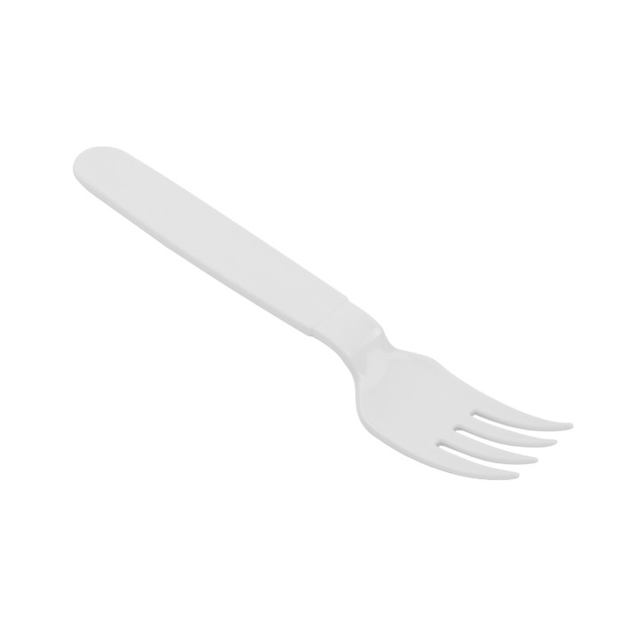 Reusable Durable Fork PP Mineral White 18,5cm (180 Units)